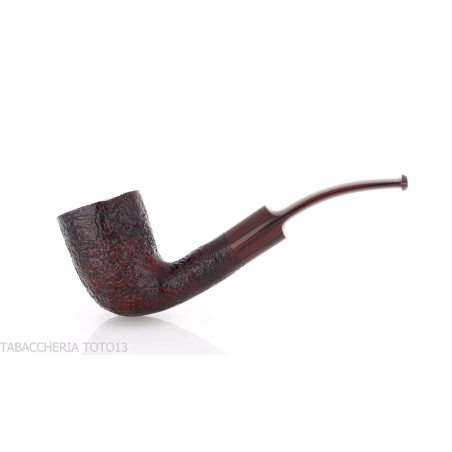Pipa Ashton Brindle Dark sandblasted Bent Billiard shape-Ashton