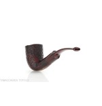 Pipa Ashton Brindle Dark sandblasted Bent Billiard shape-Ashton