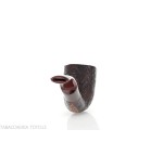 Pipa Ashton Brindle Dark sandblasted Bent Billiard shape-Ashton