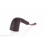 Pipa Ashton Brindle Dark sandblasted Bent Billiard shape-Ashton