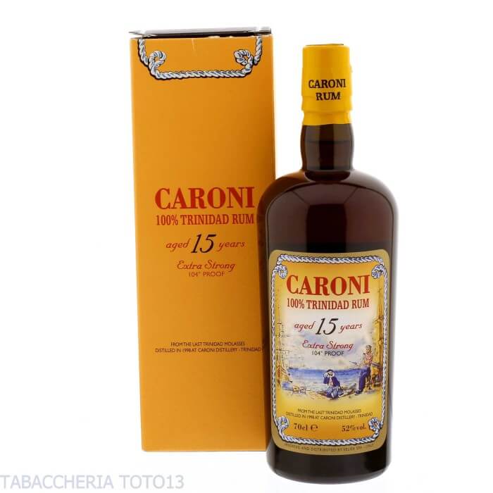 Caroni 15 Y.O. Trinidad Vol.52% Cl. 70 Caroni Distillery Rhum Rhum