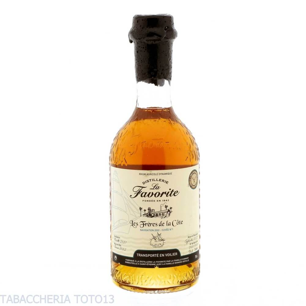 La Favorite rum Navigation 2022 Les Freres de la Cote Vol.54,7% Cl.70 Distillerie La Favorite