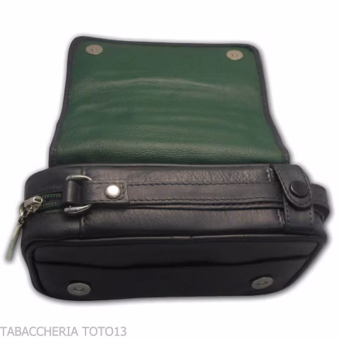 Peterson Avoca case for 2 pipes, 2 accessories and tobacco - Accessories for tobacco pipes - Leather