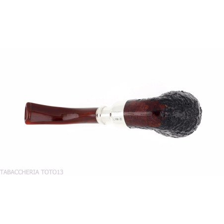 Peterson Newgrange spigot Sandblasted 221 Fishtail Bent Billiard - Pipe