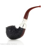 Peterson Newgrange spigot Sandblasted 221 Fishtail Bent Billiard - Pipe