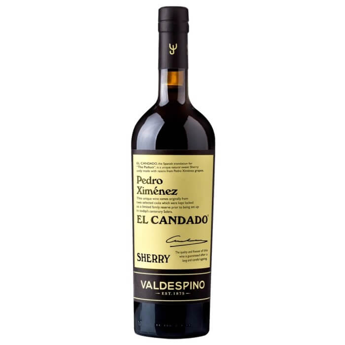 Sherry Valdespino Pedro Ximenez El Cantado Vol.17% Cl.75 Valdespino Vins de liqueur et vermouth