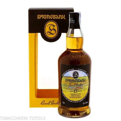 Springbank local barley 13 Y.O. Single Malt Vol. 54,1% Cl.70 - Licores