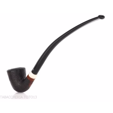 Aldo Velani churchwarden Bent Dublin sabbiata nera - Pipe