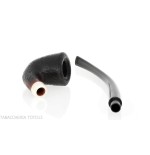 Aldo Velani churchwarden Bent Dublin sabbiata nera - Pipe