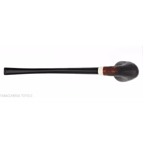 Aldo Velani churchwarden Bent Dublin sabbiata nera - Pipe