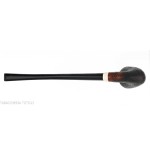 Aldo Velani churchwarden Bent Dublin sabbiata nera - Pipe