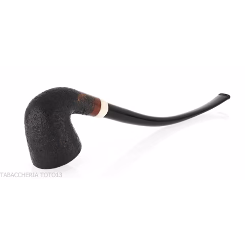 Aldo Velani churchwarden Bent Dublin sabbiata nera - Pipe