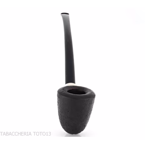Aldo Velani churchwarden Bent Dublin sabbiata nera - Pipe