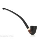 Aldo Velani churchwarden Bent Dublin sabbiata nera - Pipe