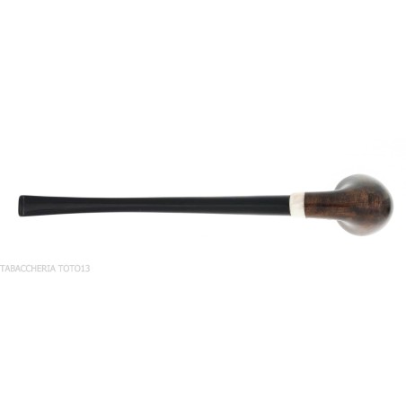 Aldo Velani churchwarden Rhodesian curved pipe in dark shiny briar - Tobacco Pipes - Natural root