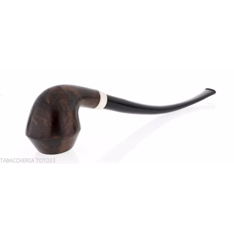 Aldo Velani churchwarden Bent Rhodesian in radica scura - Pipe