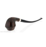 Aldo Velani churchwarden Rhodesian curved pipe in dark shiny briar - Tobacco Pipes - Natural root