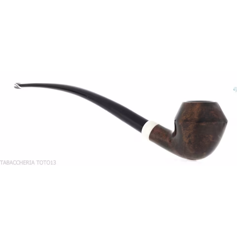 Aldo Velani churchwarden Bent Rhodesian in radica scura - Pipe