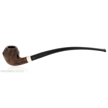 Aldo Velani churchwarden Rhodesian curved pipe in dark shiny briar - Tobacco Pipes - Natural root