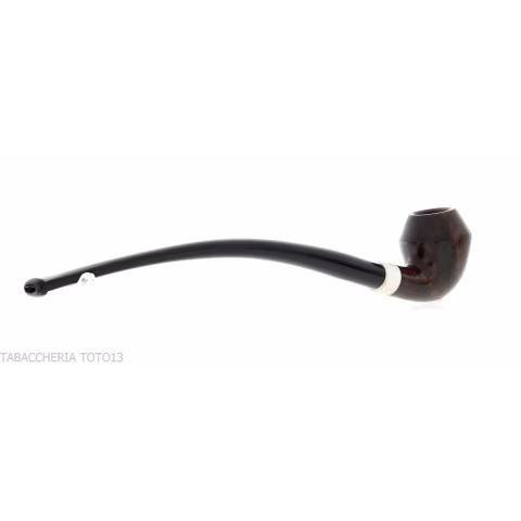 Aldo Velani churchwarden Bent Rhodesian in radica scura - Pipe