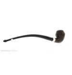 Aldo Velani churchwarden Rhodesian curved pipe in dark shiny briar - Tobacco Pipes - Natural root