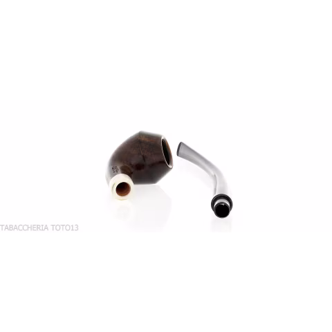 Aldo Velani churchwarden Bent Rhodesian in radica scura - Pipe