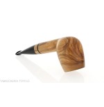 Pipe à tabac Francesco Ganci en forme de billard aux olives naturelles - Pipe Pour le Tabac - Racine naturelle