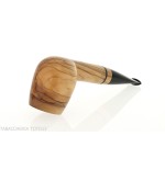 Pipe à tabac Francesco Ganci en forme de billard aux olives naturelles - Pipe Pour le Tabac - Racine naturelle