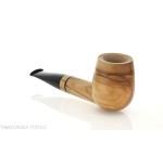 Francesco Gancii pipa forma billiard in ulivo naturale - Pipe