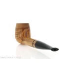 Pipe à tabac Francesco Ganci en forme de billard aux olives naturelles - Pipe Pour le Tabac - Racine naturelle