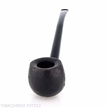 Pipa Aldo Velani guardián de la iglesia Forma de olla acabado arenado negro - Pipas de Tabaco