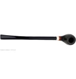 Aldo Velani churchwarden pipe Pot shape black sandblasted finish - Tobacco Pipes - Natural root