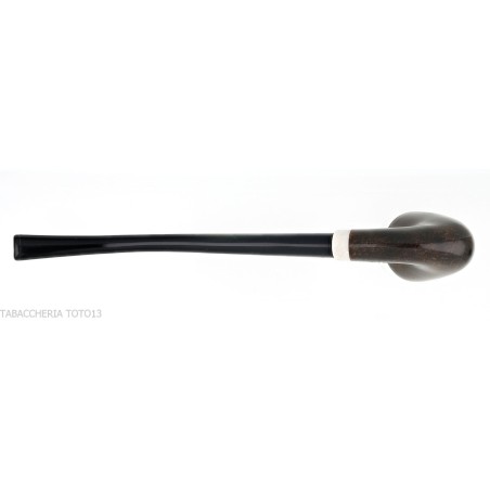 Aldo Velani pipe churchwarden dublin curved dark briar - Tobacco Pipes - Natural root