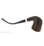 Aldo Velani pipe churchwarden dublin curved dark briar - Tobacco Pipes - Natural root
