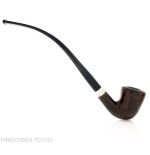 Aldo Velani pipe churchwarden dublin curved dark briar - Tobacco Pipes - Natural root