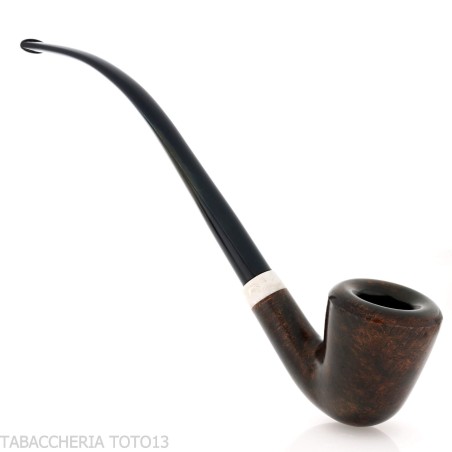 Aldo Velani Churchwarden Dublin gebogener dunkler Dornbusch - Tabakpfeifen