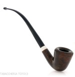 Pipe Aldo Velani marguillier dublin courbé bruyère sombre - Pipe Pour le Tabac - Racine naturelle
