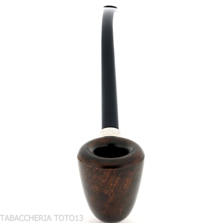 Aldo Velani Churchwarden Dublin gebogener dunkler Dornbusch - Tabakpfeifen