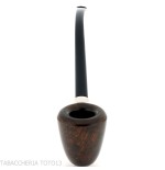 Aldo Velani Churchwarden Dublin gebogener dunkler Dornbusch - Tabakpfeifen