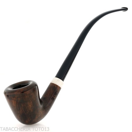 Aldo Velani Churchwarden Dublin gebogener dunkler Dornbusch - Tabakpfeifen