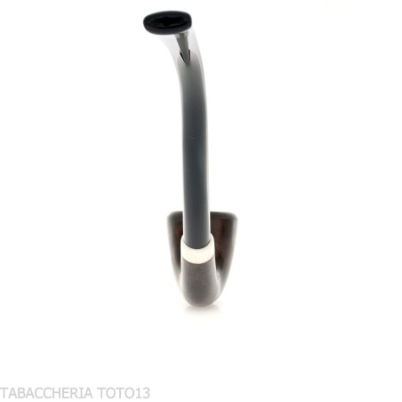 Aldo Velani pipe churchwarden dublin curved dark briar - Tobacco Pipes - Natural root