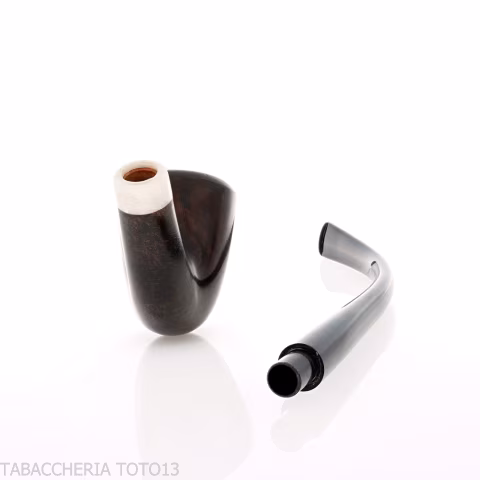 Aldo Velani pipa churchwarden dublin curved dark brezo - Pipas de Tabaco