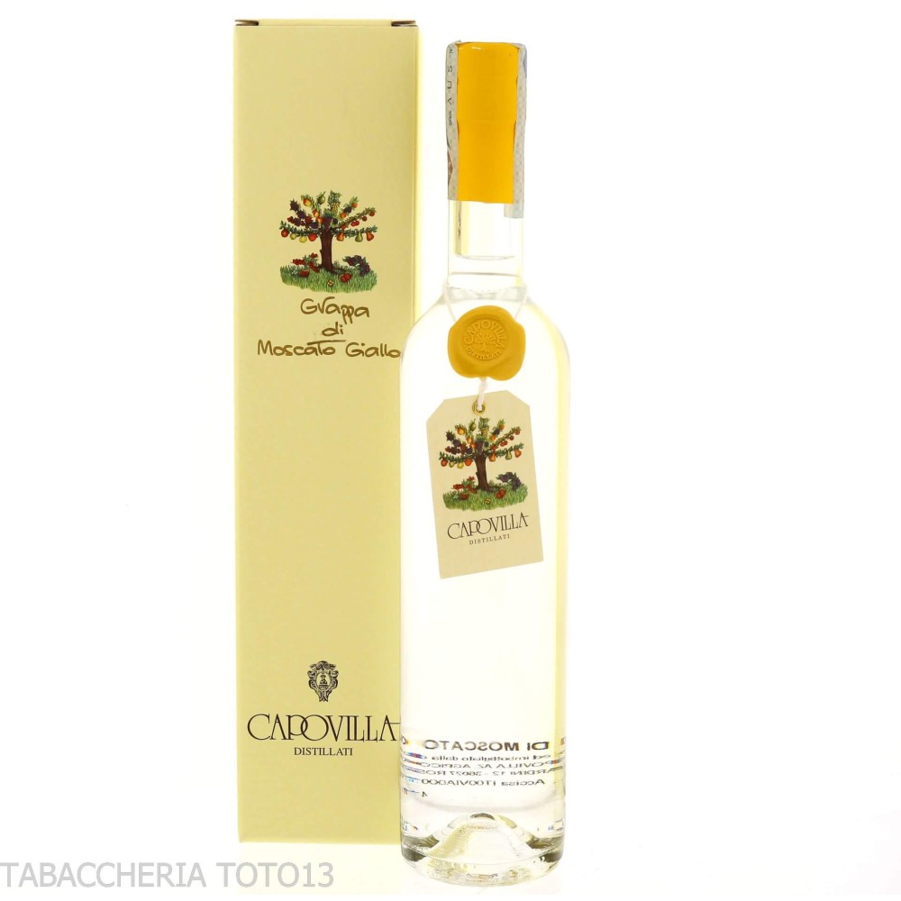 Capovilla Grappa Muskat gelben vol.41% cl.50 - Destilliert