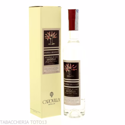 Capovilla destilliert aus rot Isabella Trauben Vol.41% Cl.50 - Destilliert