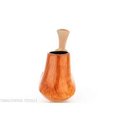 Francesco Ganci pipa de tabaco con forma de volcán en brezo natural. - Pipas de Tabaco