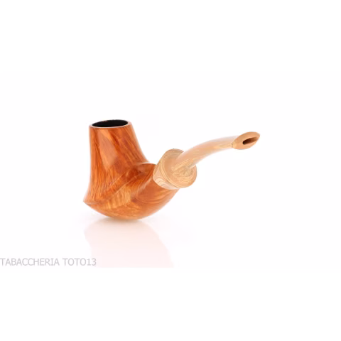 Francesco Ganci pipa forma Vulcano in radica naturale - Pipe