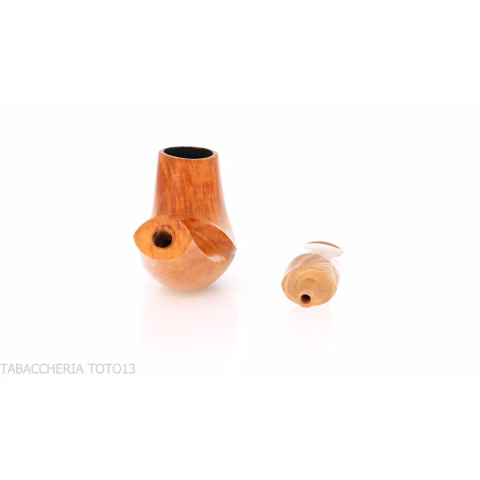 Francesco Ganci pipa forma Vulcano in radica naturale - Pipe
