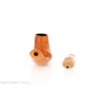 Francesco Ganci pipa forma Vulcano in radica naturale - Pipe