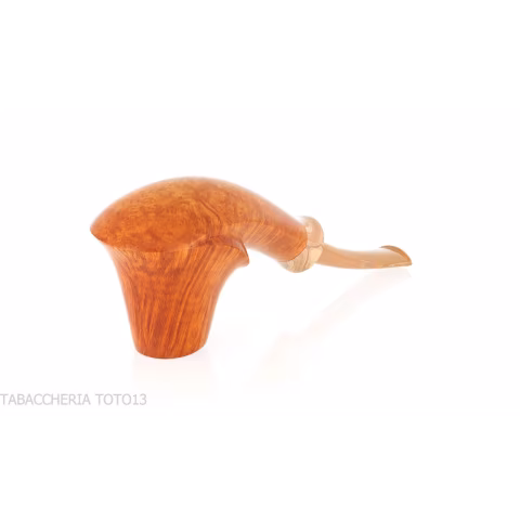 Francesco Ganci pipa forma Vulcano in radica naturale - Pipe