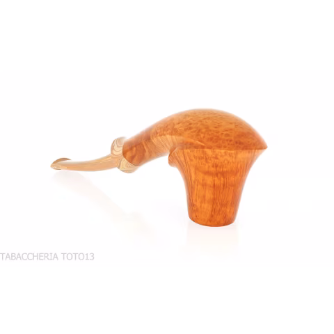 Francesco Ganci pipa forma Vulcano in radica naturale - Pipe